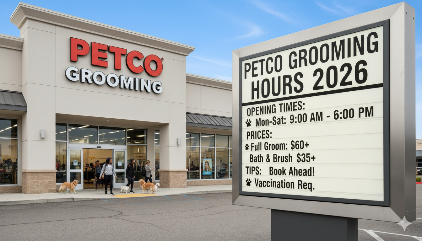 petco grooming hours
