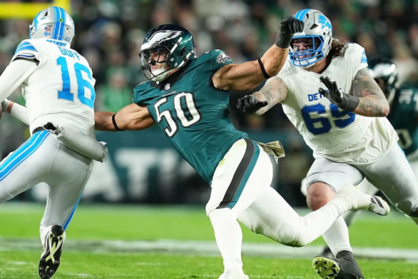 philadelphia eagles vs detroit lions match player stats